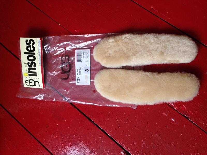 UGG insoles sheep wool women size 6.5