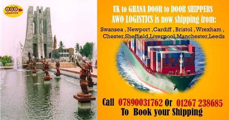 UK to Ghana Door to Door Shippers