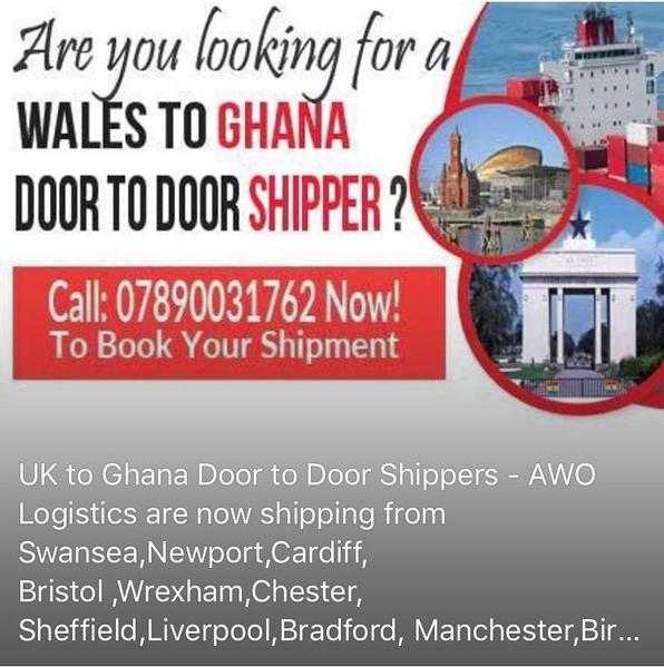 UK to Ghana Door to Door Shippers-AWO Logistics