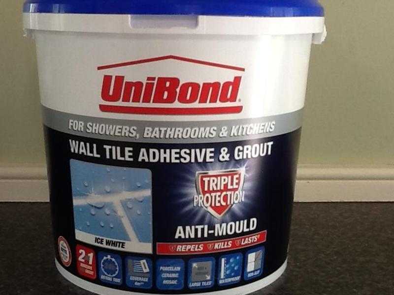 UNIBOND WALL ADHESIVE amp GROUT