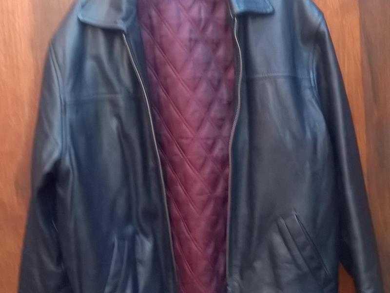 Unisex leather jacket