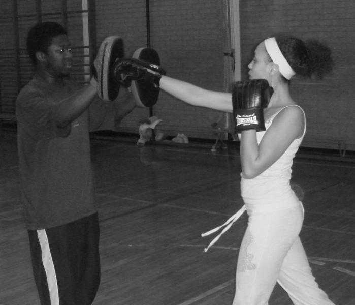 Unisex non-contact Boxing and exercise circuit class