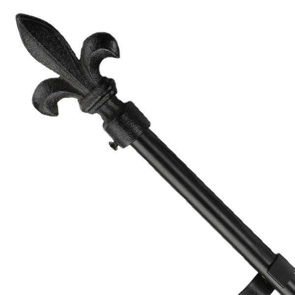 UNIVERSAL FLEUR DE LYS 13 GOTHIC ,METAL EXTENDABLE POLE SET