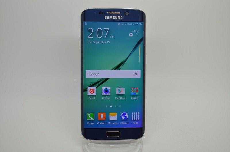 Unlocked - Samsung Galaxy S6 Edge - 32GB - Black (T-Mobile) Excellent Cond