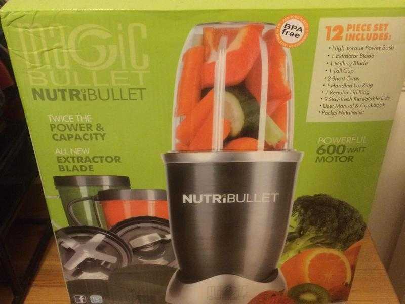 Unused and boxed Nutribullet