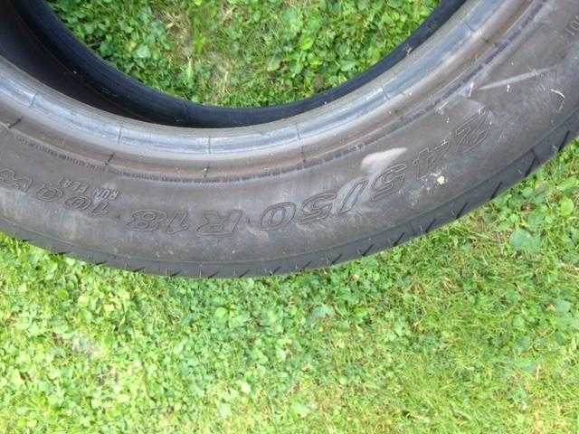 Unused tyre