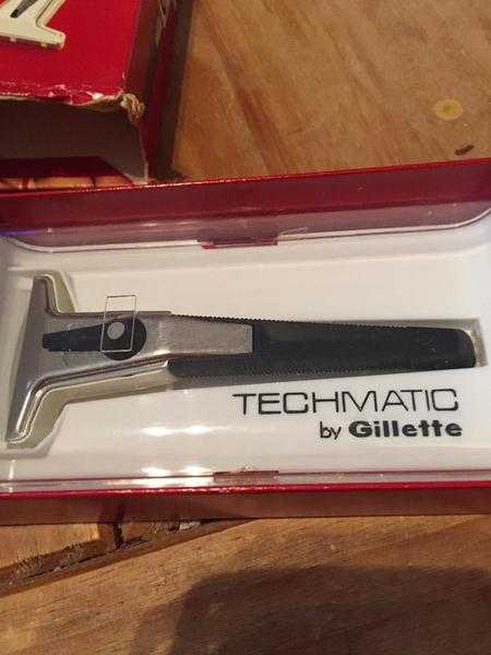 Unused Vintage Gillette Techmatic Razor