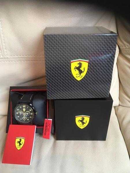 Unwanted brand new Ferrari watch with 2 years international warranty