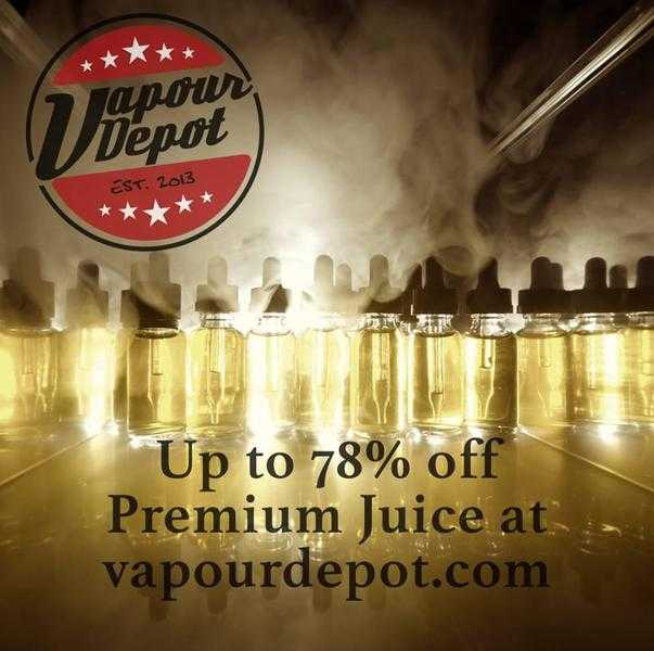 Up to 78 off Premium Juice and Vaping Supplies in our Sale Section