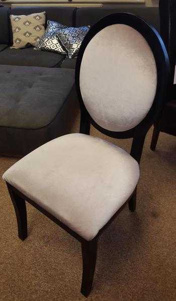 Upholstered Shimmer Chairs