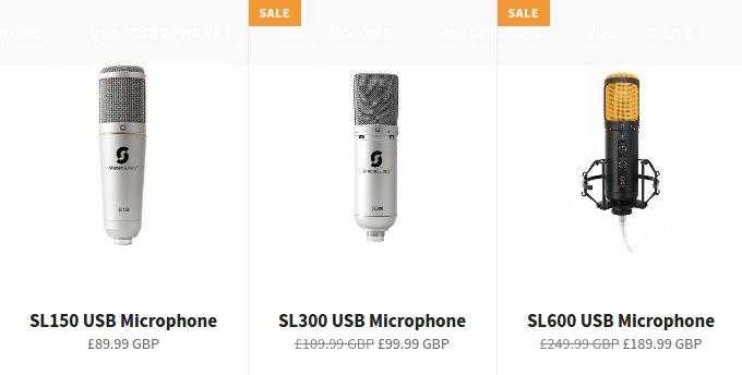 USB Microphones With 3 Year Warranty amp 30 Day Money Back Promise