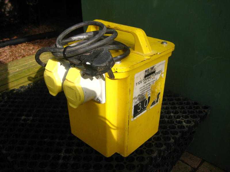 used 110v used transformer 3.0 kva - 2 outlets