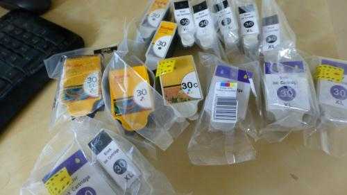 used and new epson 30 ink cartridges