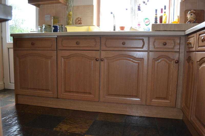 used fitted Magnet oak kitchen