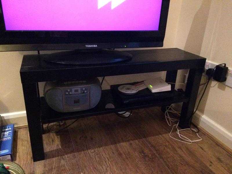 Used Ikea Black Lack TV Bench