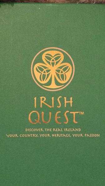 USED - IRISH QUEST Knowledge Trivia Board Game 2-6 Player 2000 Multiple Choice Question