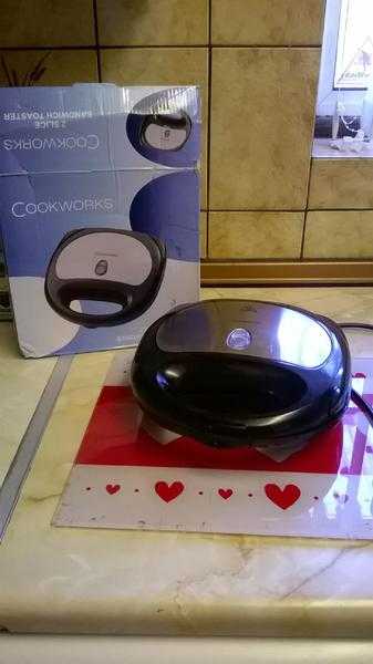 Used once Cook Works toastie maker.