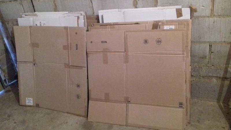 Used removal boxes x 25