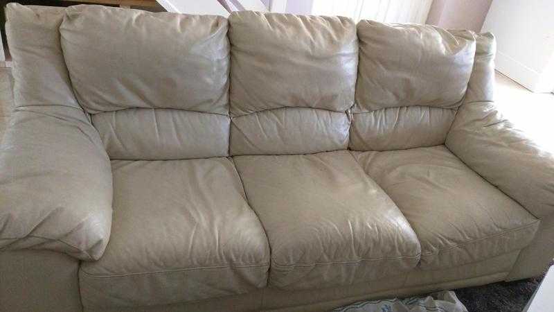 USED TWIN LEATHER SOFAS