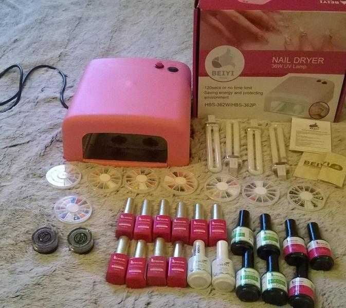 UV nail lamp gel nail varnish kit  set beauty kit