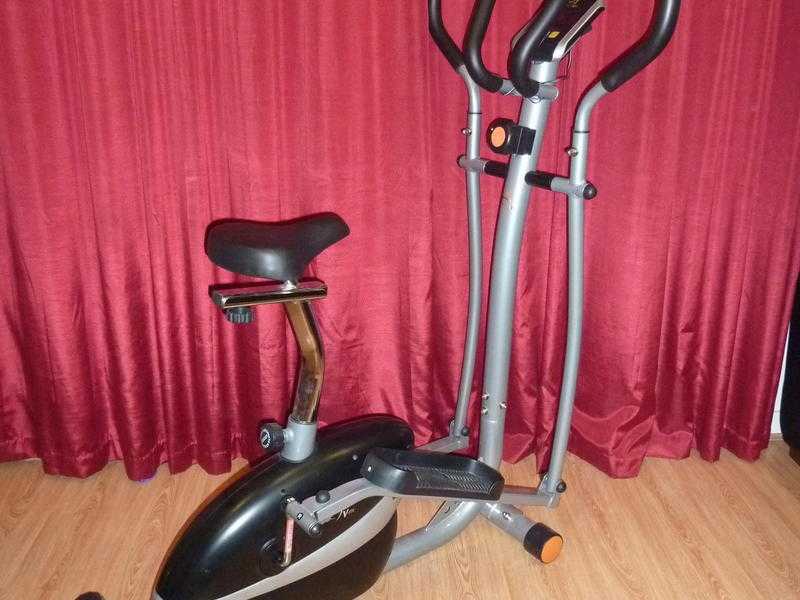 V-fit MCCT1 Magnetic 2-In-1 Cycle Elliptical Trainer