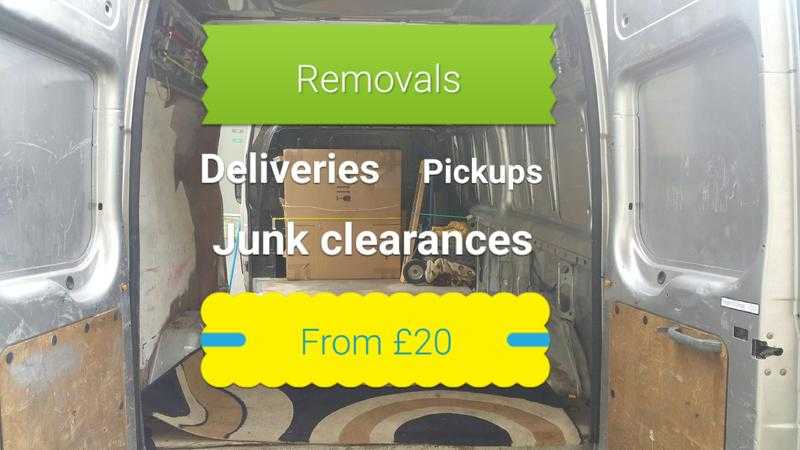 Van amp Man Removals  Deliveries serivce From 20phr