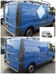 van sign writing and graphic removal