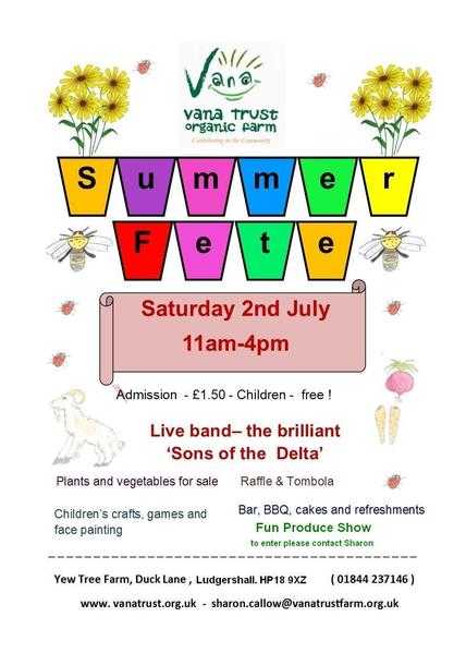 Vana Trust Summer Fete and Fun Produce Show