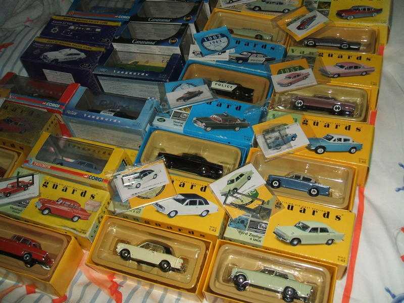 vanguards and other diecast cars collection boxed