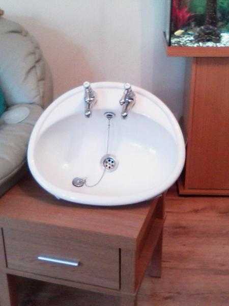 vanity basin with taps