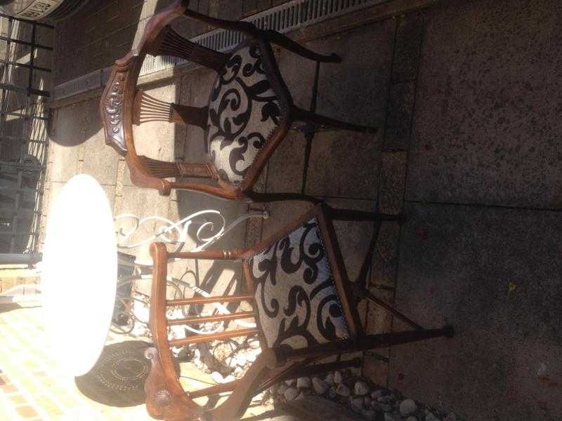 Various antique chairs chimney pots sofa settee plus ladies bike  all good condition.  Settee new bm