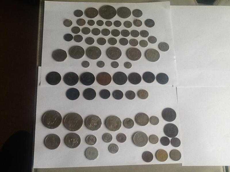 Various British and foreign coins