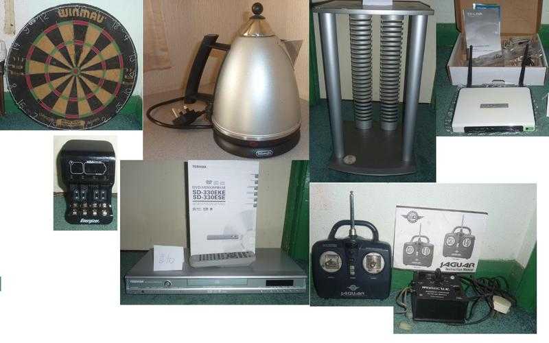 various household items for sale please see photos for prices,  (located newick not lewes)