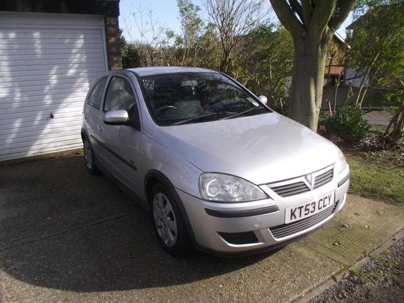 VAUXHALL CORSA 1.2 SXI 16V, 53 REG, 2004,SILVER,ALLOYS,MOT,GREAT CONDITION