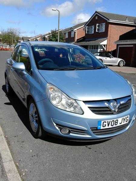 Vauxhall Corsa 1.4 i 16v Design 3dr 2008 ,SHOWROOM CONDITION Brand New MOT