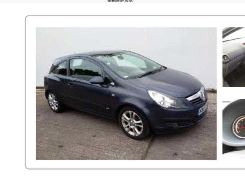 Vauxhall Corsa i SXi 16v 1.4, Blue