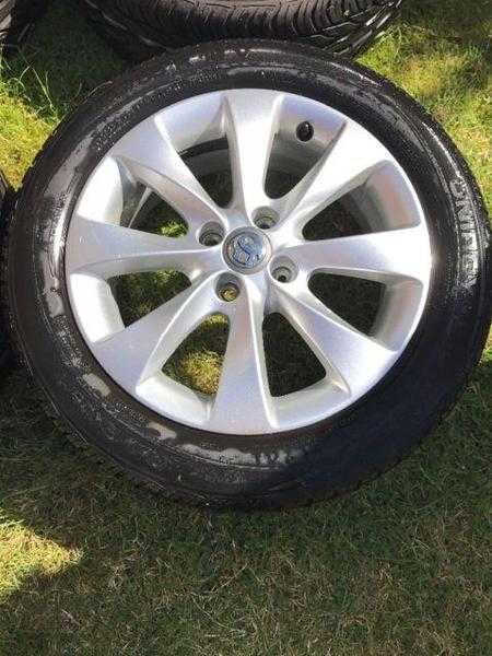Vauxhall Corsa set of 4 Alloy wheels and tyres for sale 350