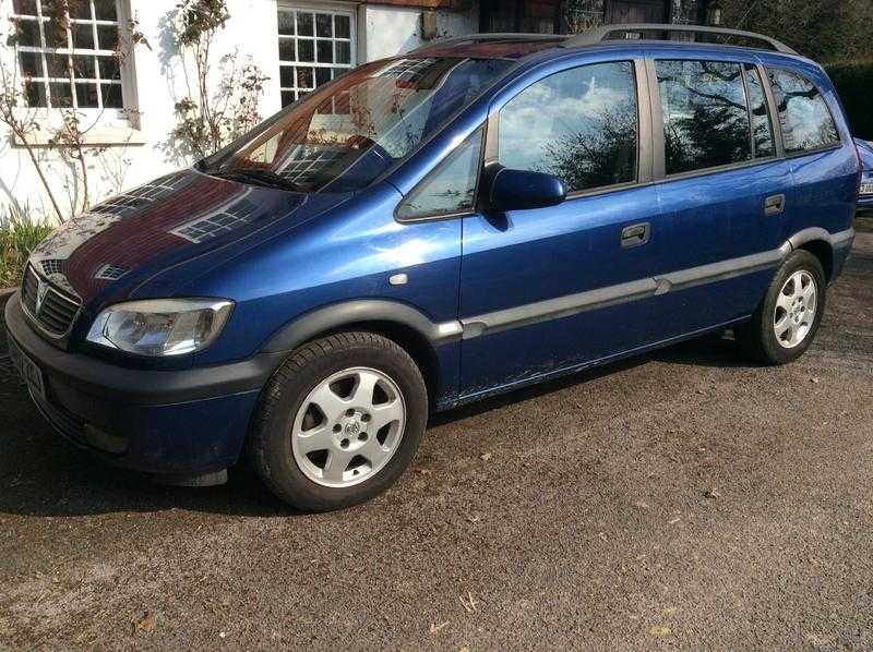 Vauxhall Zafira 2003 1.8 Elegance seven seats