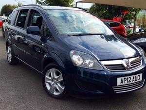 Vauxhall Zafira 2012