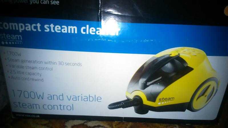 Vax compact steam cleaner BRAND NEW