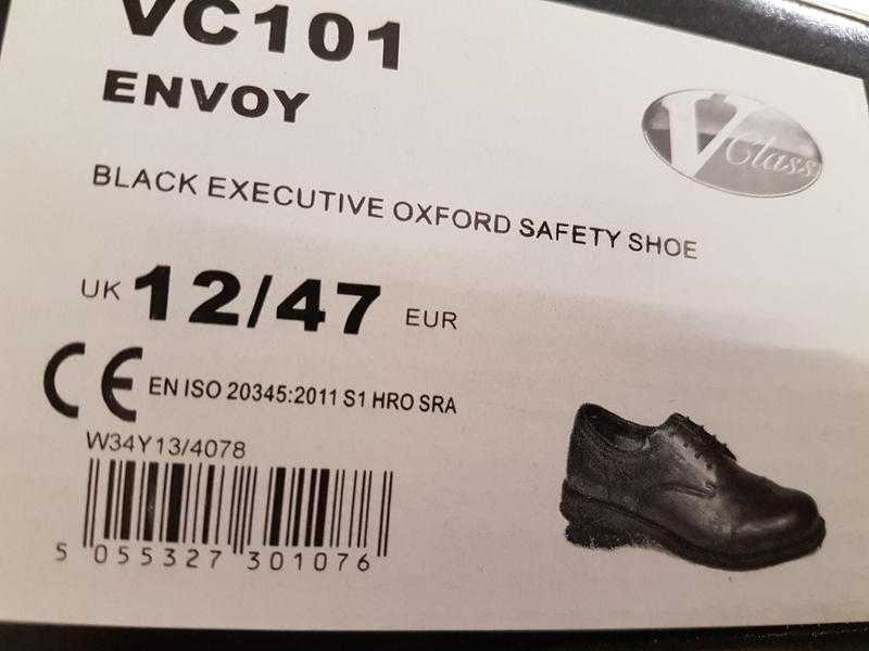 VC 101 Envoy Black Executive Oxford Shoe