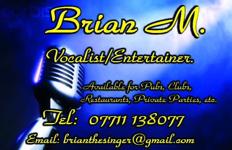 Versatile Singer amp Karaoke Host Available.