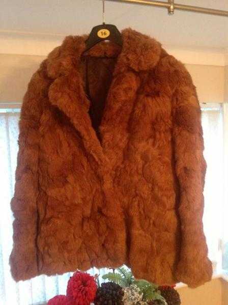 Very Good Quality Rabbit Fur Coat