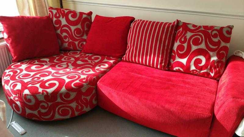 Very large sofa, large armchairs and stool (set of 4)  for sale- in a very good condition..