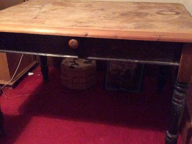 Very old pine table