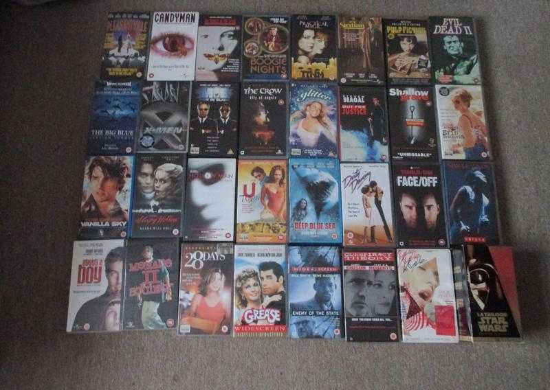 VHS film bundle