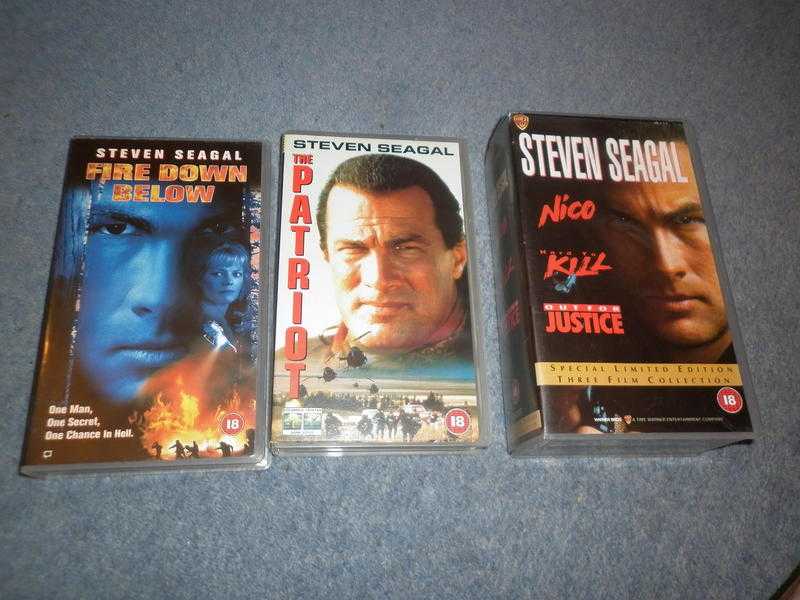 VHS VIDEO TAPES - STEVEN SEGAL