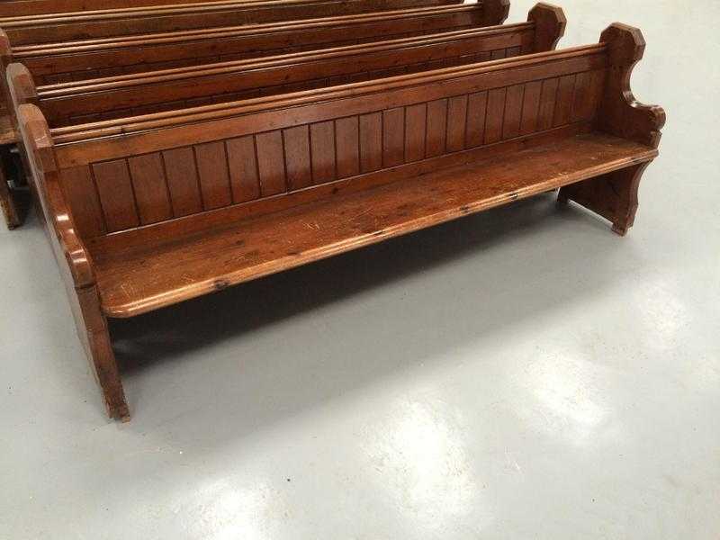 Victorian church pews