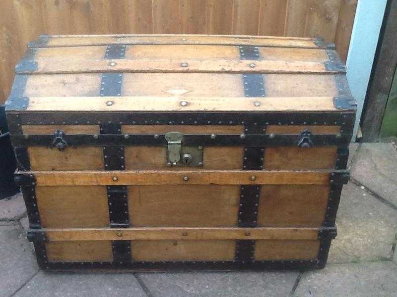 Victorian pine chest