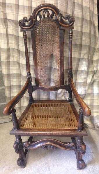Victorian solid wood carver chair